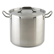 Winware Stainless Steel 16 Quart Stock Pot with Cover by Winco – 16 Quarts, Steel, Silver, Model SST-16