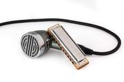 Harmonica Instrument Dynamic Microphone () by Hohner – Stainless Steel, Green, Model MZ20201