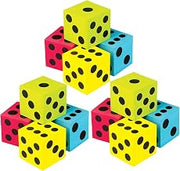 Teacher Created Resources Foam Colorful Jumbo Dice, 4 Per Pack, 3 Packs