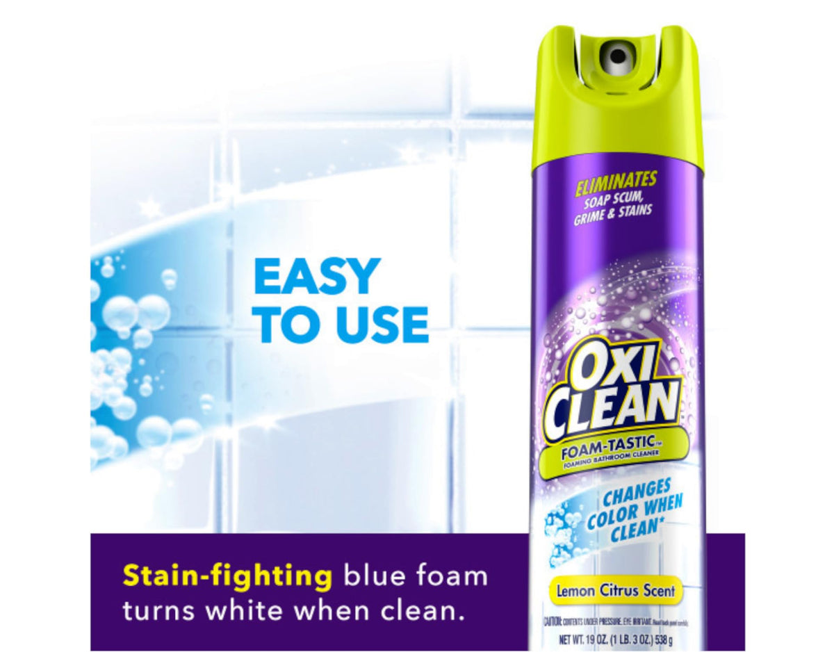 Kaboom with Foam-Tastic - Citrus - 19 oz - 2 pk by OxiClean – 19 Ounce (Pack of 2), Pack of 2, Model HDL-096B