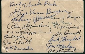Team Signed Postcard of the 1947 Philadelphia Eagles