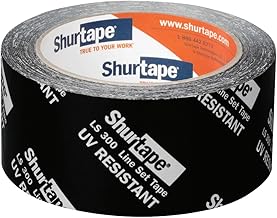 Shurtape LS 300 HVAC Line Set Tape, 55m Length x 48mm Width, Black (Pack of 1)