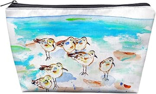 PC1089 8.5 x 6 in. Seven Sanderlings Pouch Multicoloured