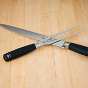 Mercer Culinary 7" / Straight Fork 7-inch / Black Meat & Carving Forks