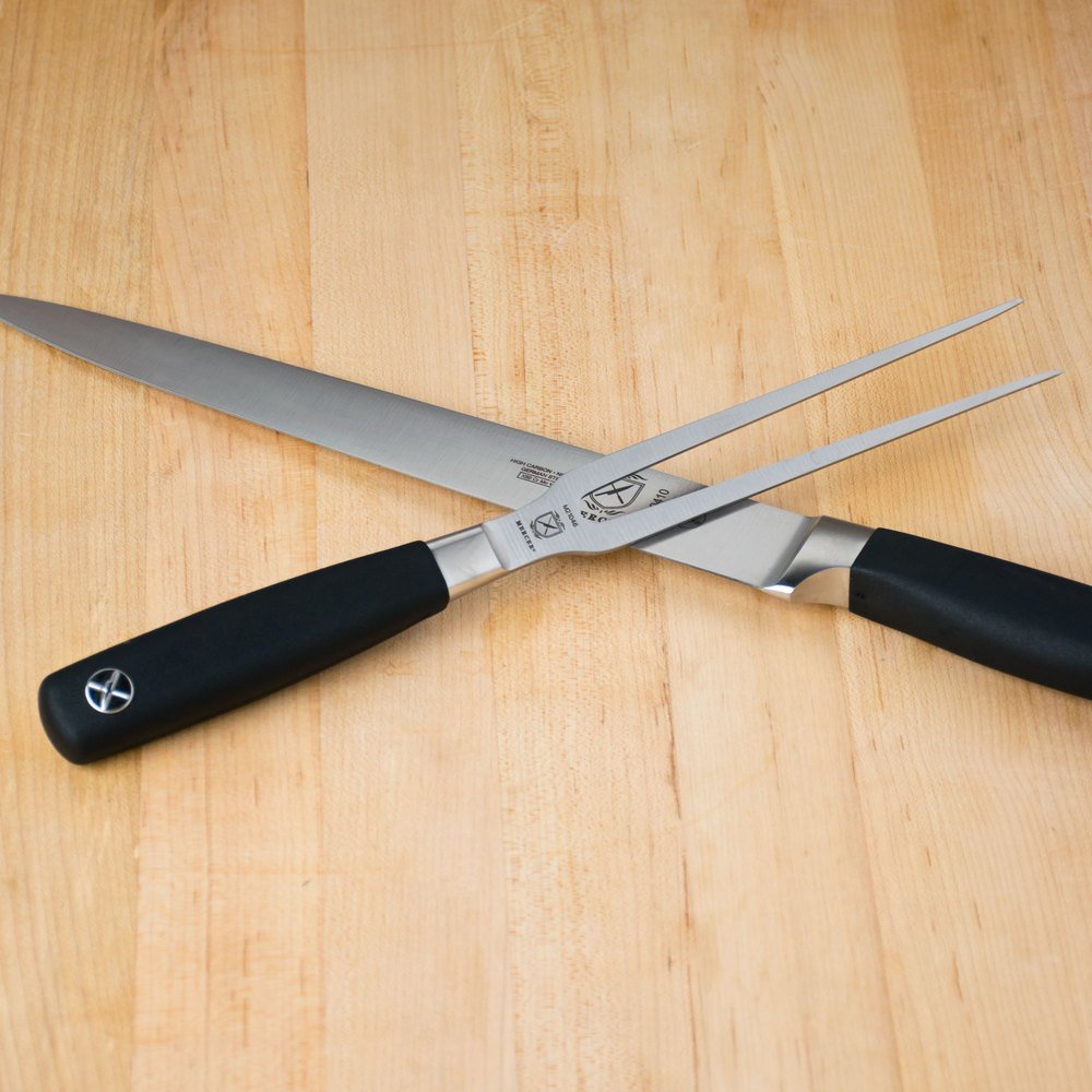 Mercer Culinary 7" / Straight Fork 7-inch / Black Meat & Carving Forks