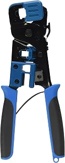 Ideal Industries IDEAL Electrical 30-496 Telemaster Modular Plug Crimp Tool, Crimping Tool for CAT5e/6 RJ-45 (8P8C)/RJ-11/12 (6P6C/6P4C) Modular Plugs