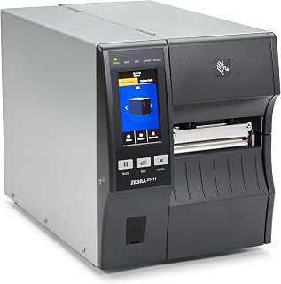 Zebra Technologies Zebra ZT411 Thermal Industrial Printer 4" | 600 DPI | No Ink Required | Bluetooth, USB, Serial, Ethernet | Touch Color LCD | 1 Year Warranty (600 dpi)