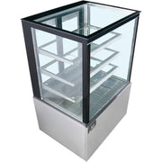 Global Industrial Refrigerated Cake Display Cabinet by Nexel – 12.7 cubic_feet, Stainless Steel, Silver, Model CD900-3-HC