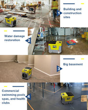 ALORAIR Yellow / Large / 180.0 pints Dehumidifiers