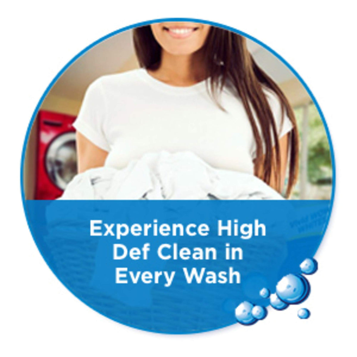 High Def Sparkling Fresh Liquid Laundry Detergent by OxiClean – 60 Fl Oz (Pack of 1), Blue