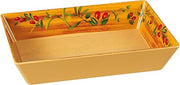 Yanco OL-614 Olive Rectangular Deep Plate