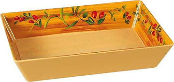 Yanco OL-614 Olive Rectangular Deep Plate
