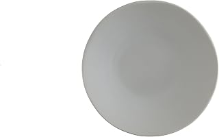 Fortessa Vitraluxe Dinnerware Heirloom Matte Finish Bread & Butter Plate 6.25-Inch, Smoke, Set of 4