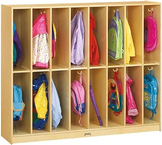 Jonti-Craft 2686JC Twin Trim Locker for Kids Storage - Classroom & Daycare Coat Locker