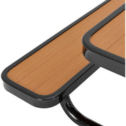 6' Picnic Table by Global Industrial – Recycled Plastic & Steel, Tan, Model 271668