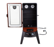 3-Series Gas Vertical Smoker by PIT BOSS – 880 sq inches, Stainless Steel, Red Hammertone, Model 10773
