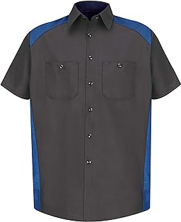 Red Kap Men’s Short Sleeve Motorsports Shirt