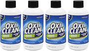 OxiClean Outdoor Multipurpose Super Concentrated Cleaner - Makes 4 Gallons Stain Remover Driveway for Concrete (4 Pack 6oz Bottle = Gallons) White 24 Fl Oz