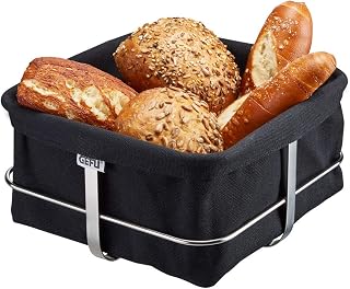 GEFU Bread Basket Square with Black Liner