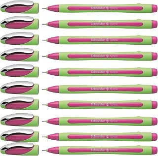 Rediform PSY190009-10 Schneider Xpress Pen, Pink - Pack of 10