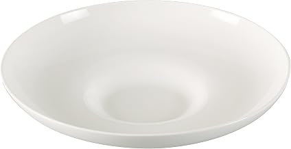 Yanco AC-312 ABCO 12" Mediterranean Pasta Bowl, 22 Oz Capacity, Porcelain, Super White Color, Pack of 12