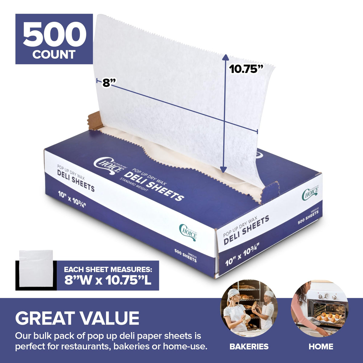 Stock Your Home 8" / 500 Butcher Paper