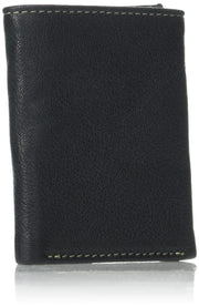 Men's Genuine Leather Rfid Blocking Trifold Wallet by Timberland – One Size, Leather, Black, Model D97018/08A