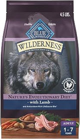 Blue Buffalo Wilderness Lamb & Wholesome Grains Adult Dry Dog Food, 4.5 lb