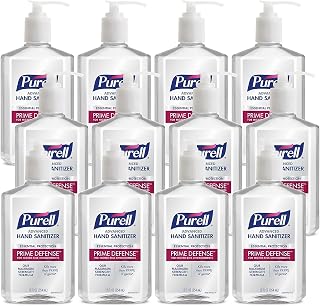Purell Advanced Prime Defense 85% Alcohol Gel Hand Sanitizer, 12 oz., 12/Carton (3699-12 CT)