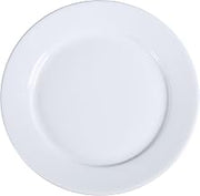Yanco AC-16 ABCO Dinner Plate, 10.5" Diameter, Porcelain, Super White, Pack of 12