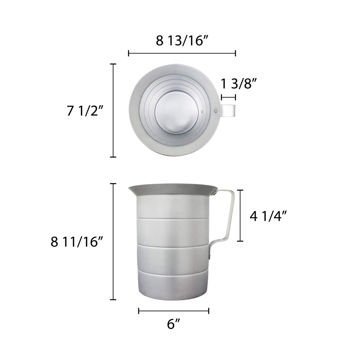 Thunder Group 1 / 4 Quart / Silver Cups