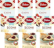 Fisher Baking Mix Duo for Homemade Breakfast and Baking, Original Scone and Shortcake Mix and Classic Crepe Mix, 14 to 18 Ounce (Variety Pack)
