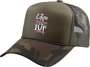 Retrieval Day Transfer Day Vitro Fertilisation IVF Trucker Hat with Adjustable Mesh Back