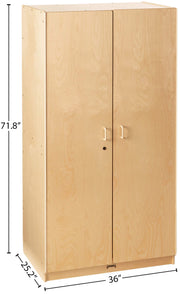 Storage Cabinet by Jonti-Craft – Assembled, Wood, Natural Wood, Model 5950JC