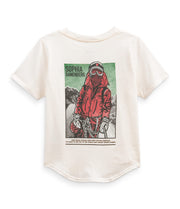 Girls’ Short Sleeve Graphic Tee by The North Face – Cotton, White, Model NF0A5J46Q4C-XS