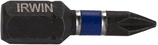 IRWIN Impact Performance Series Fastener Driver #1 Phillips Insert Bit, 1", 2pc