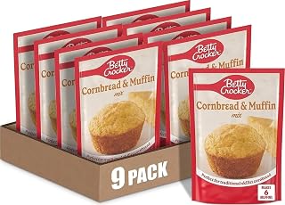 Betty Crocker Cornbread and Muffin Baking Mix, 6.5 oz. (Pack of 9)