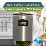 Chamber Vacuum Sealer by Vacmaster – 21.25 in x 20.75 in x 7 in, Stainless Steel, Model VP540