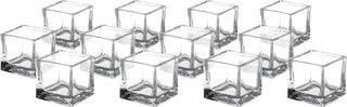 Front of the House ASA011CLG23 Sampler Square Glass, 2" Height, 2.25" Width, 2.25" Length, 2.5 oz., Glass (Pack of 12)