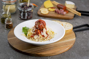 Pulito Collection Round Pasta Bowl by Tablecraft – 14.0 fluid_ounces, Melamine, White, Model 123460