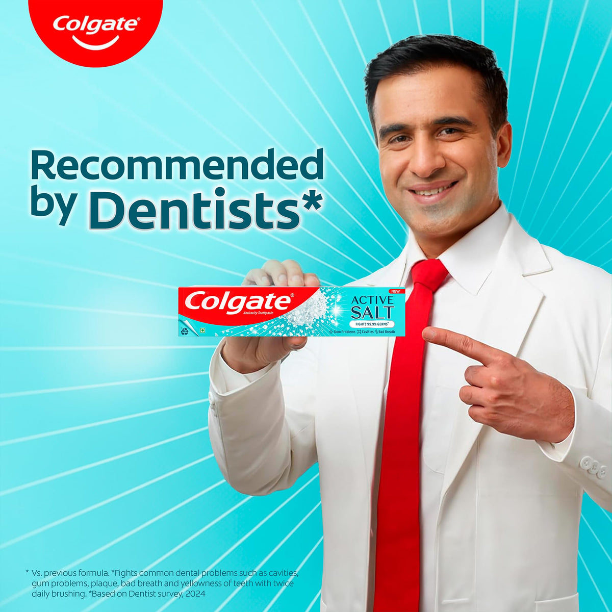 Active Salt Toothpaste by Colgate – 7 Ounce (Pack of 1), Model 1600908