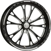 Weld Racing Wheel, V-Series 2.0 1 Piece, 17 x 4.5 in, 2.250 in Backspace, 5 x 4.75 in Bolt Pattern, Aluminum, Black Anodize, Each, 84B-1704274