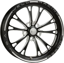 Weld Racing Wheel, V-Series 2.0 1 Piece, 17 x 4.5 in, 2.250 in Backspace, 5 x 4.75 in Bolt Pattern, Aluminum, Black Anodize, Each, 84B-1704274