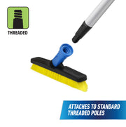 Swivel Grout Brush 5.5" by UNGER – 5.5 inches (Pack of 1), Plastic, Model 975200