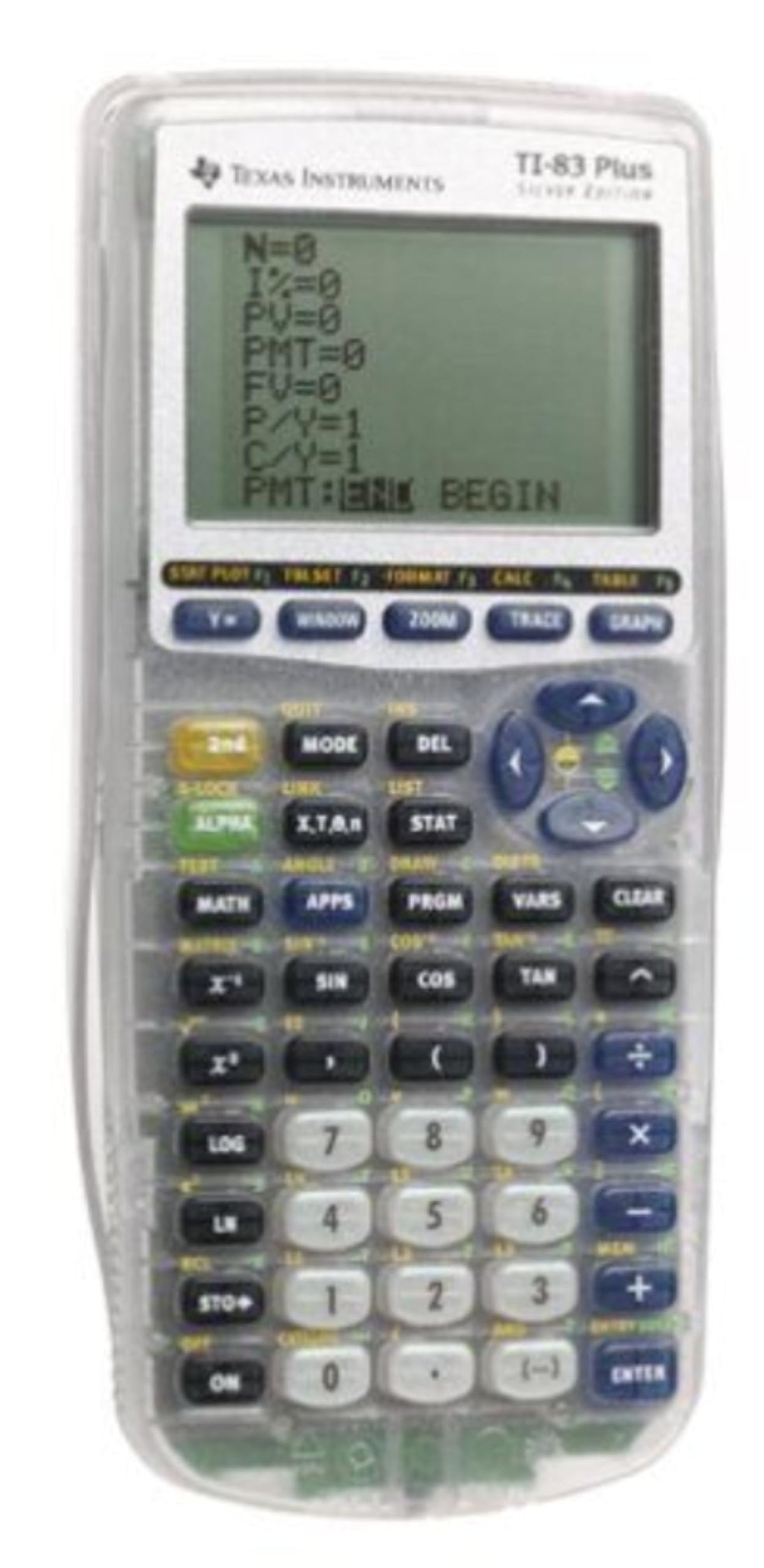 TI-83-Plus Silver Edition by Texas Instruments – TI83PLUS Silver, Plastic, Model TI83PLUSSILVER