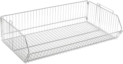Global Industrial Stackable/Interlocking Wire Storage Bin, 36" W x 20" D x 9" H