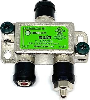DirecTV Splitter 2-Way 2-2150 MHz MSPLIT2R0-01 SWM 2-Way Splitter