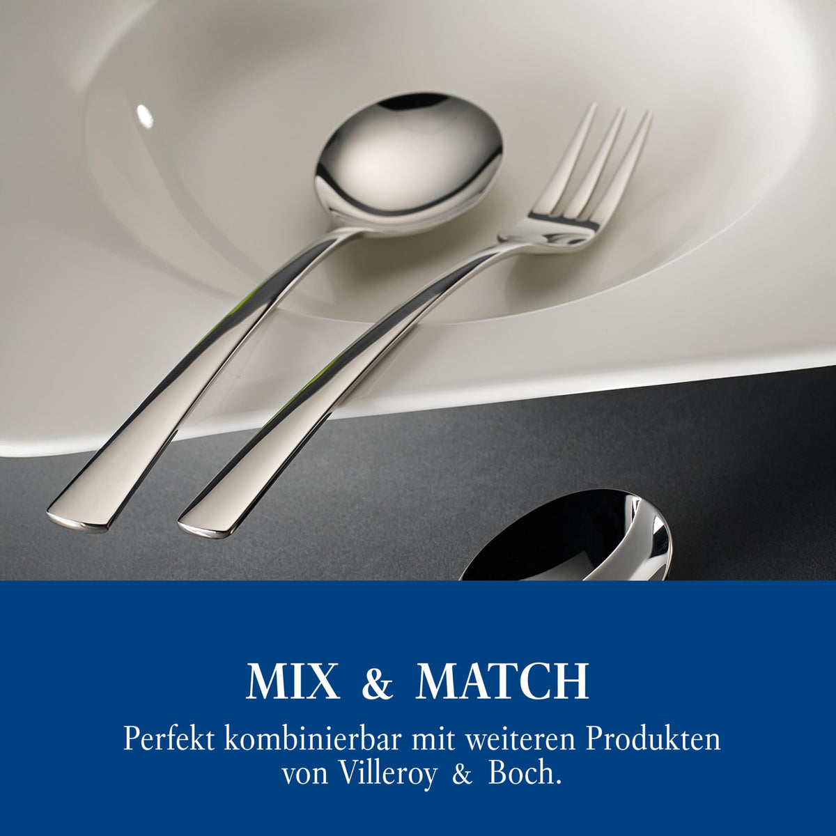 Daily Line Fish Set by Villeroy & Boch – Standard, Stainless Steel, Pack of 2, Model FBA_1264039360
