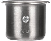 Component Hardware Stainless Steel Leg Socket with Flanged Top - 1-5/8" x 1-3/4"
