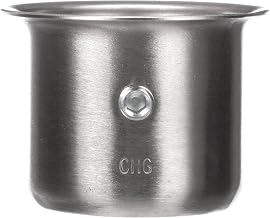 Component Hardware Stainless Steel Leg Socket with Flanged Top - 1-5/8" x 1-3/4"
